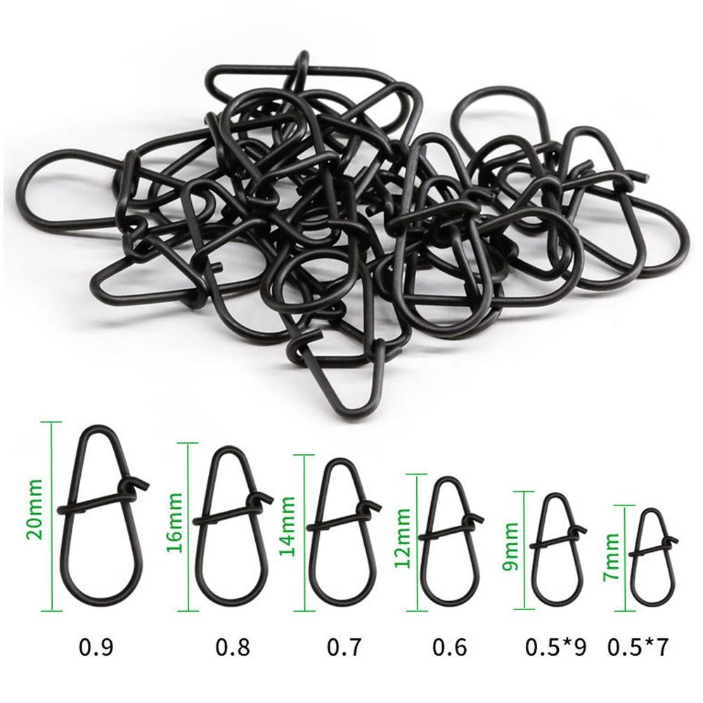 Fishing Equipment Cheap - 100 stks/partij Matte zwarte Snap Vissen