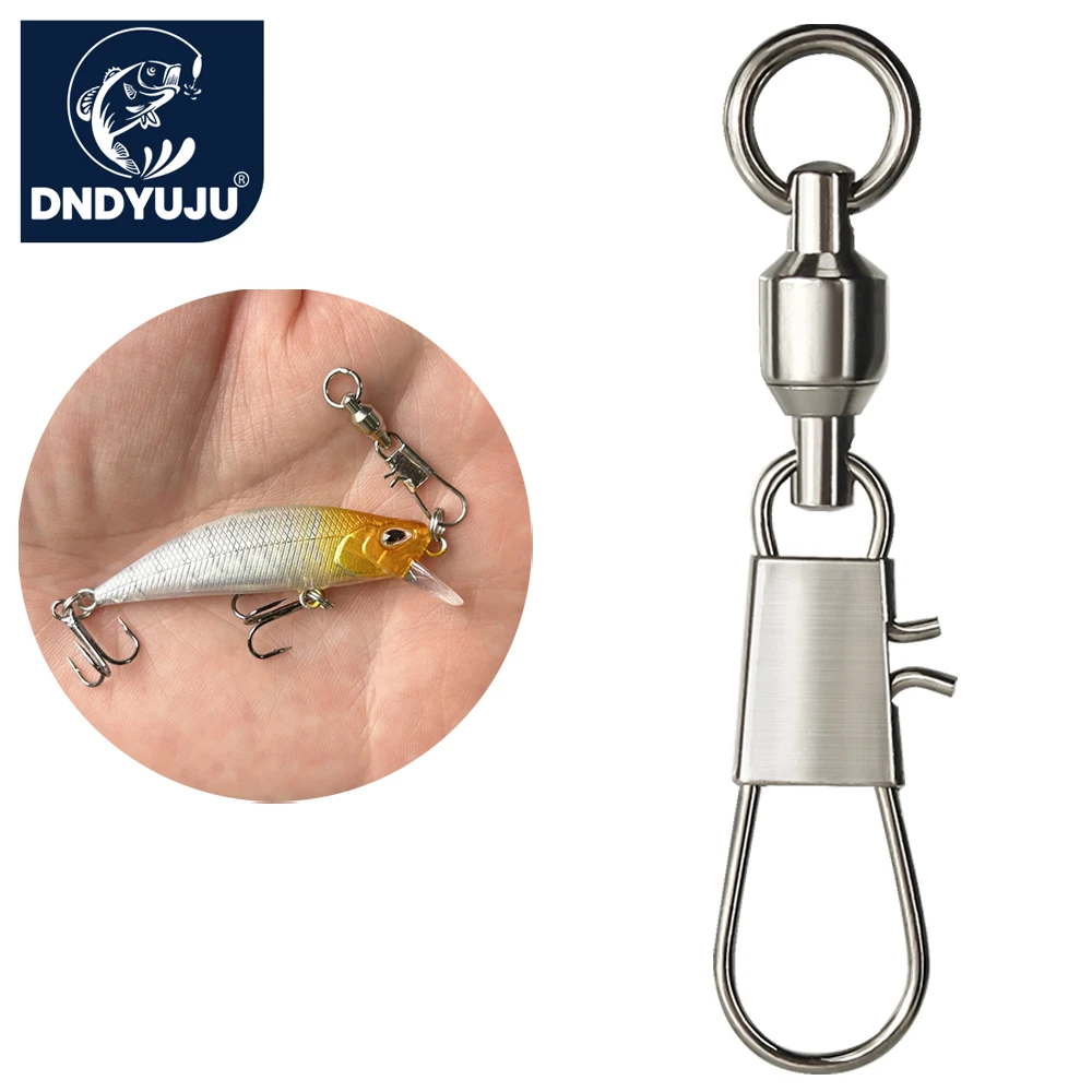 Fishing Equipment Cheap - DNDYUJU 50 stuks Visserij Swivels Kogellager
