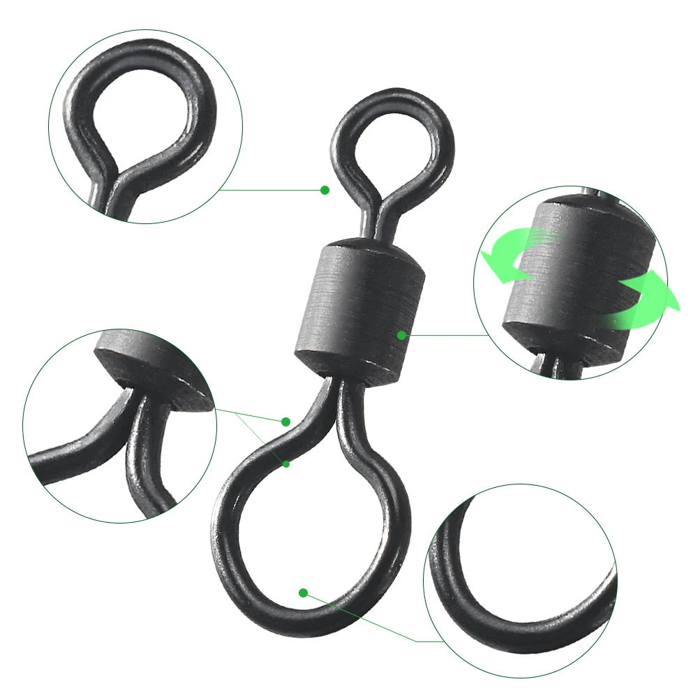 100 Stuks Karpervissen Swivel  - Fishing Equipment Carp recensie en prijs