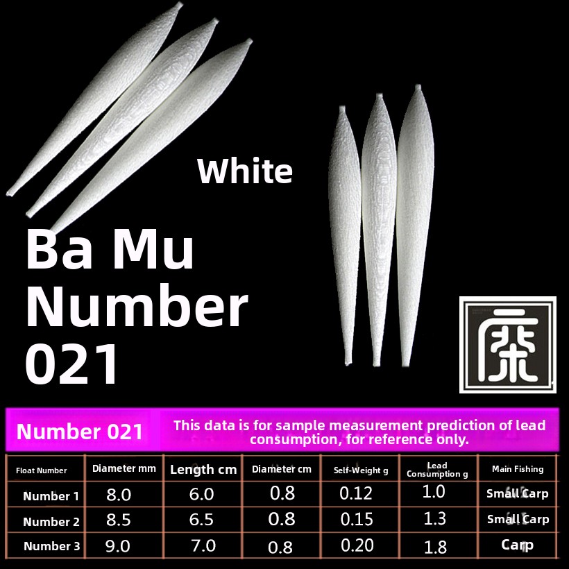 Witte Basswood Visdobbers Mate - Fishing Equipment Brands recensie en prijs